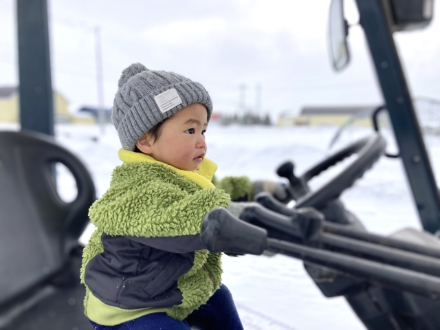 フォークリフトの運転席